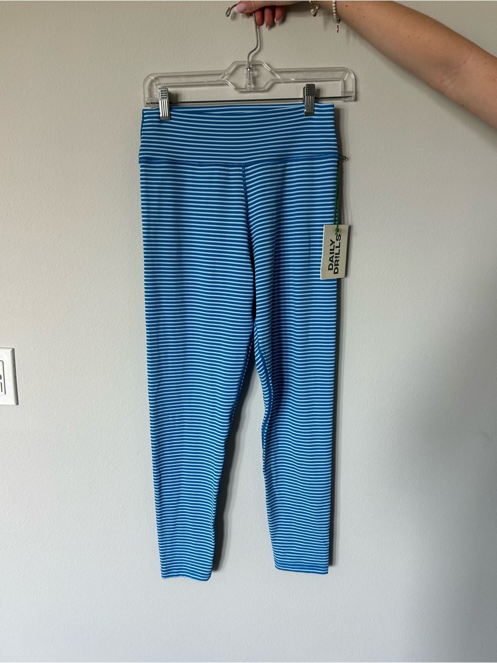 Daily Drills Play! Leggings in Colbalt and Powder Blue